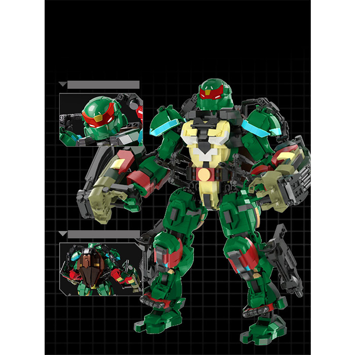 Mô hình lắp ghép - TMNT - RAPHAEL 2 raphael mo hinh lap ghep 42